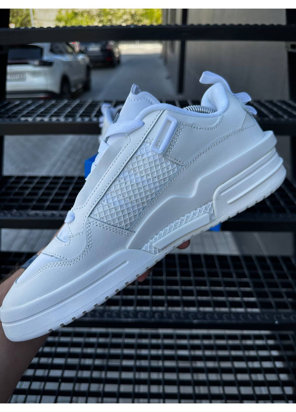 Білі Осінні чоловічі кросівки No Brand