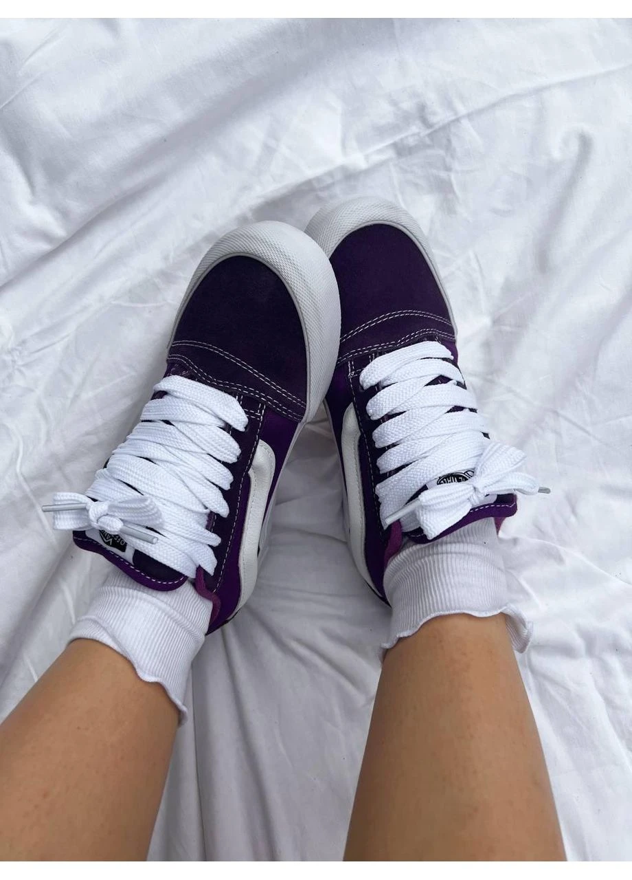 КРОСІВКИ ЖІНОЧІ VANS KNU PURPLE ВАНС КНУ ПУРПЛЕ ФІОЛЕТОВІ No Brand фіолетові демісезони (391936675)