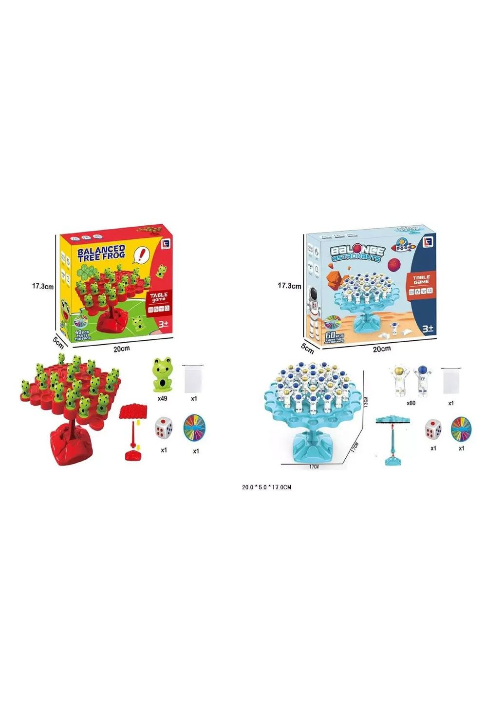 Настільна дитяча гра баланс із фігурками LB1688-1/2 в асортименті No Brand (362429519)