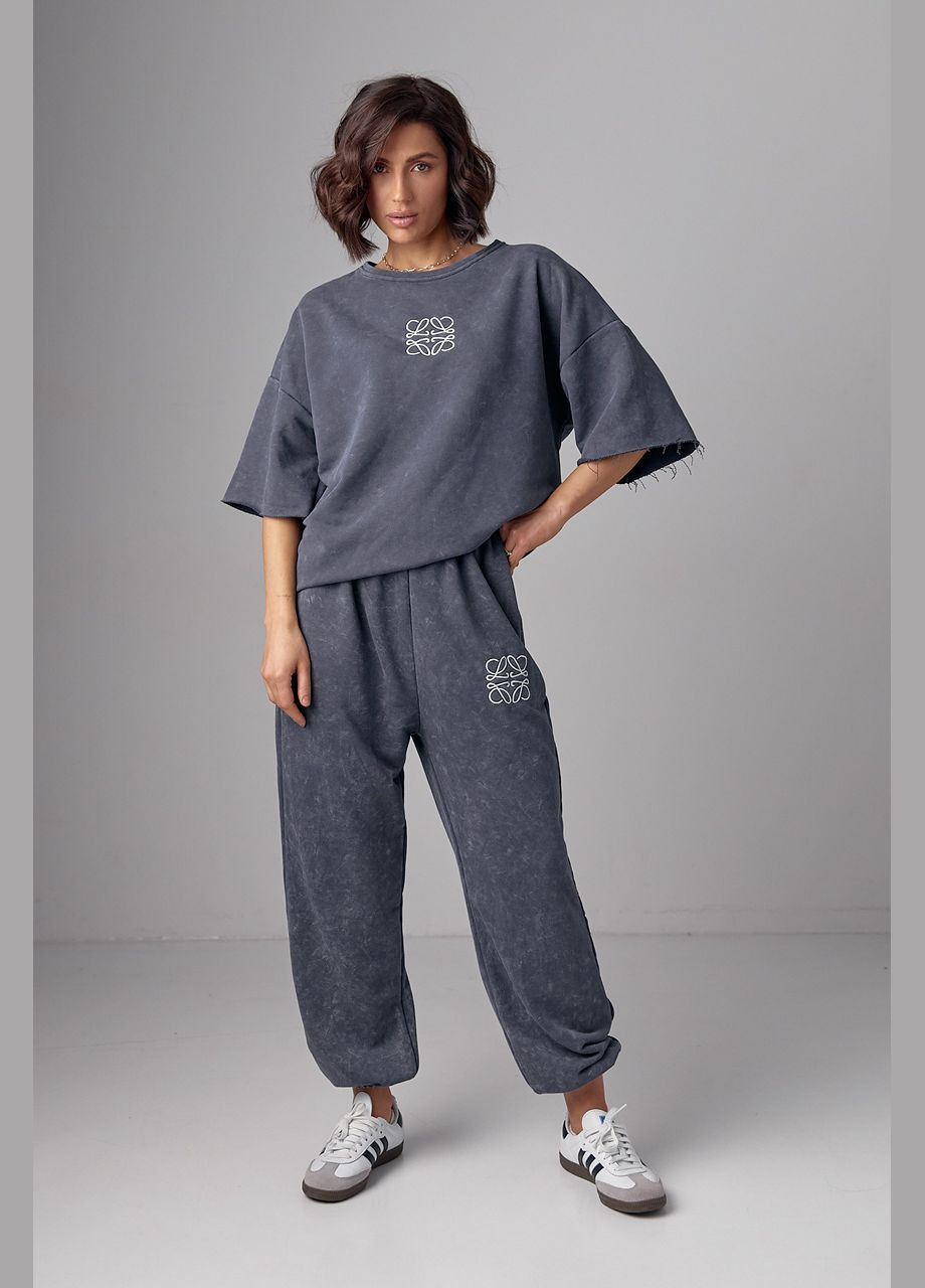 Спортивний костюм тай-дай с вышивкой Liton (296908988)