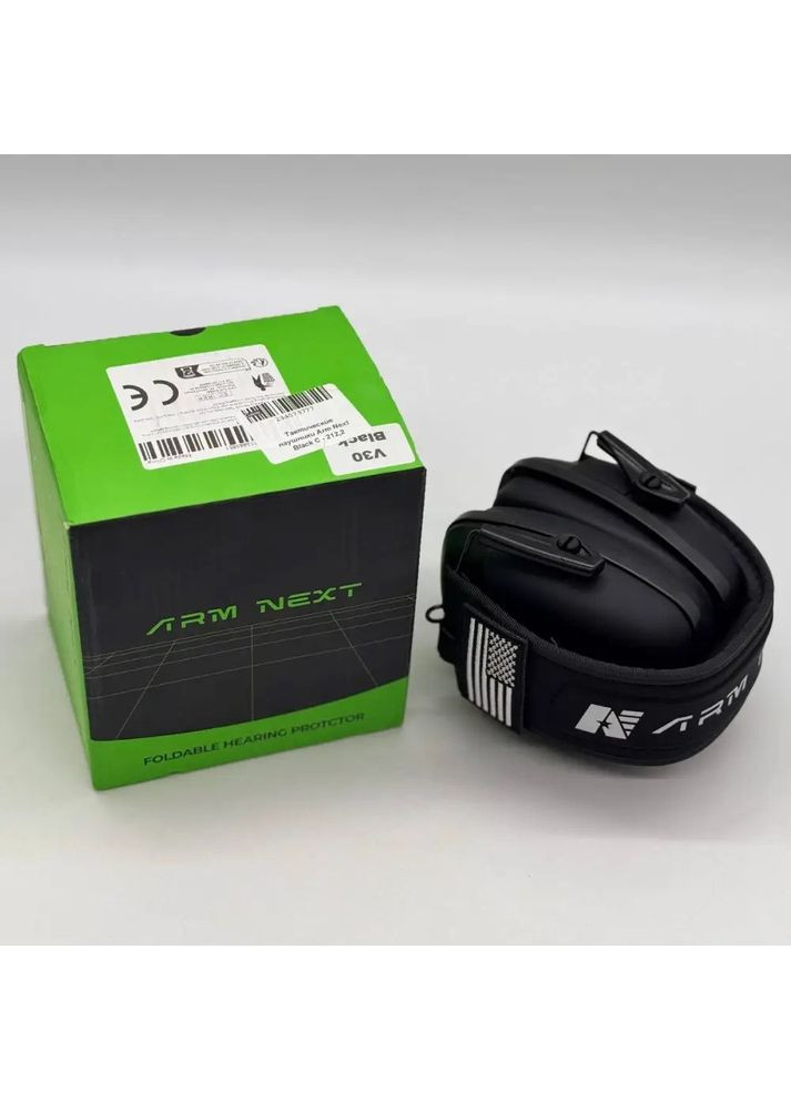 Активные наушники для стрельбы ARM NEXT с шумоподавлением 25 дБ-защита слуха для стрелков, строительства (черные) China (351855021)