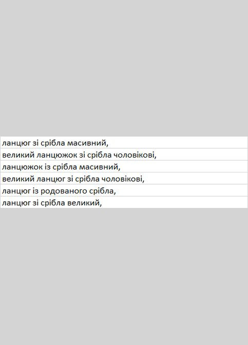 Срібний ланцюжок (Якірне). 90600000 65 Qvaliz (311667685)