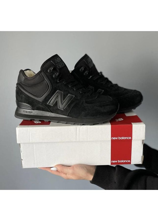 Черные зимние кроссовки мужские new balance 754 black v2 нью беланс 754 No Brand