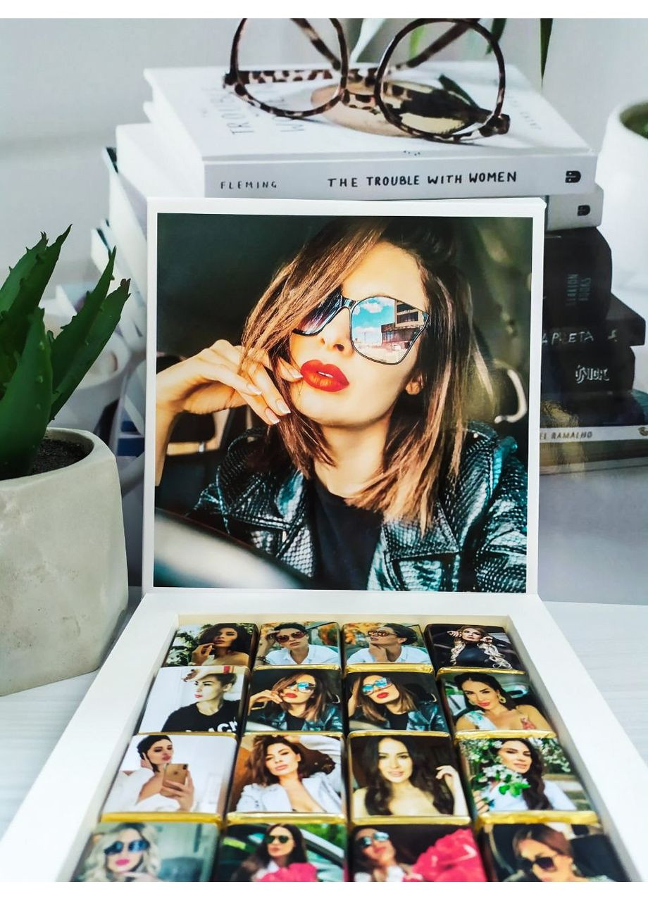 Шоколадный набор с фото 16 шоколадок Shokolife (372055100)