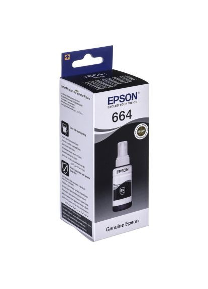 Контейнер з чорнилом 664 black (70мл) L100/L200 (C13T66414A) Epson (348057563)