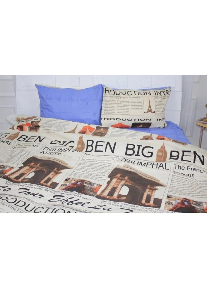 Постільна білизна Бязь 17-0536 Big Ben 2х160х220 (2200003792386) Mirson (280801322)