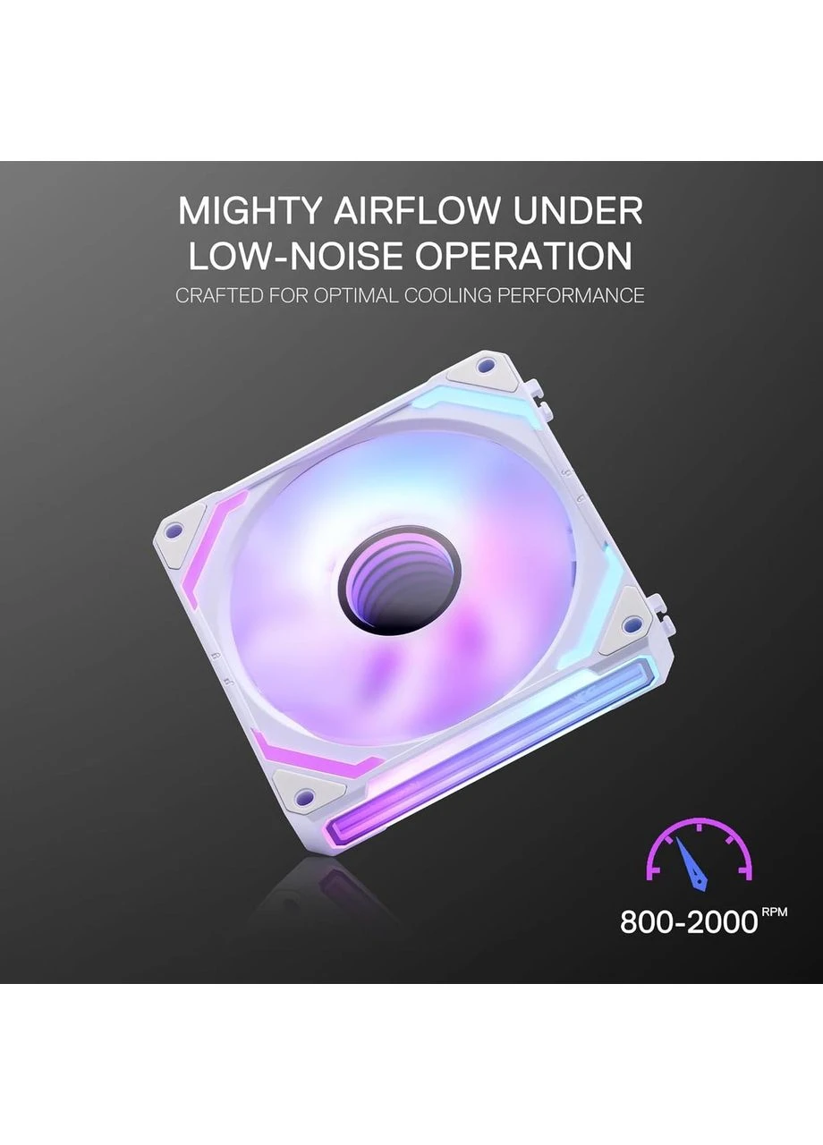 2 шт. Вентилятор для корпусу ПК Redragon GCF012 Reverse 120 мм, Amazon, Німеччина No Brand (400404732)