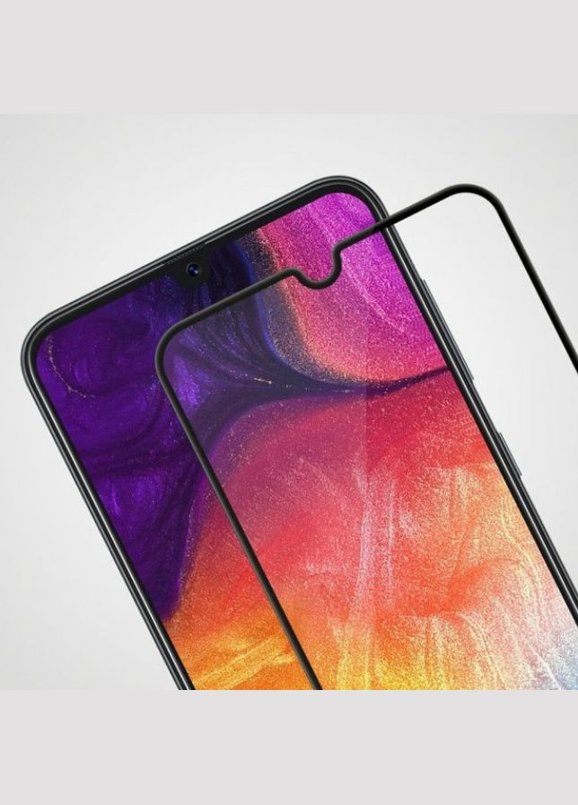 Закаленное защитное стекло на Samsung Galaxy A50s/A507 с черной рамкой X-level (335257861)