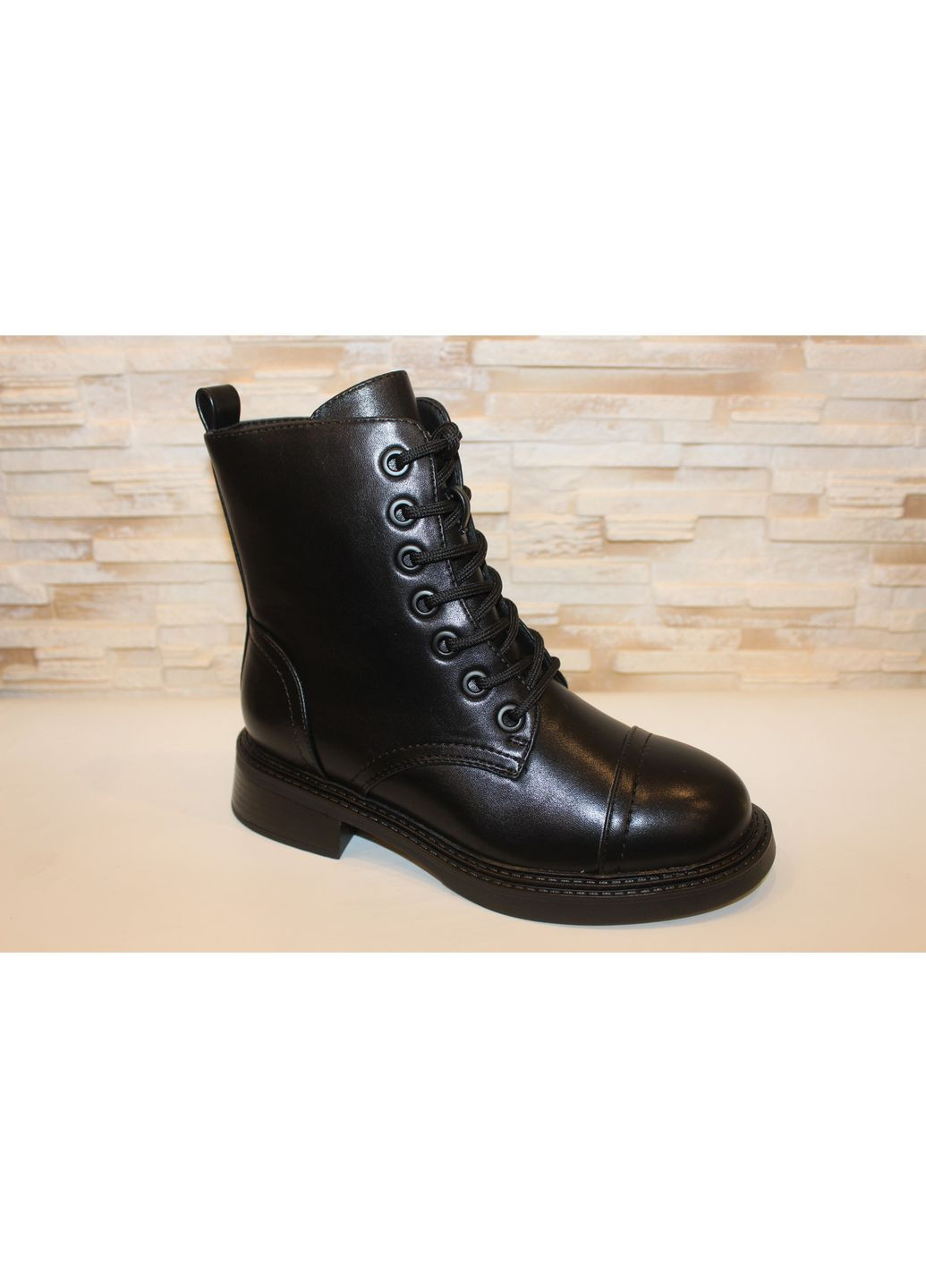 Черевики жіночі демісезонні чорні No Brand Черевики демісезонні жіночі (364487726)