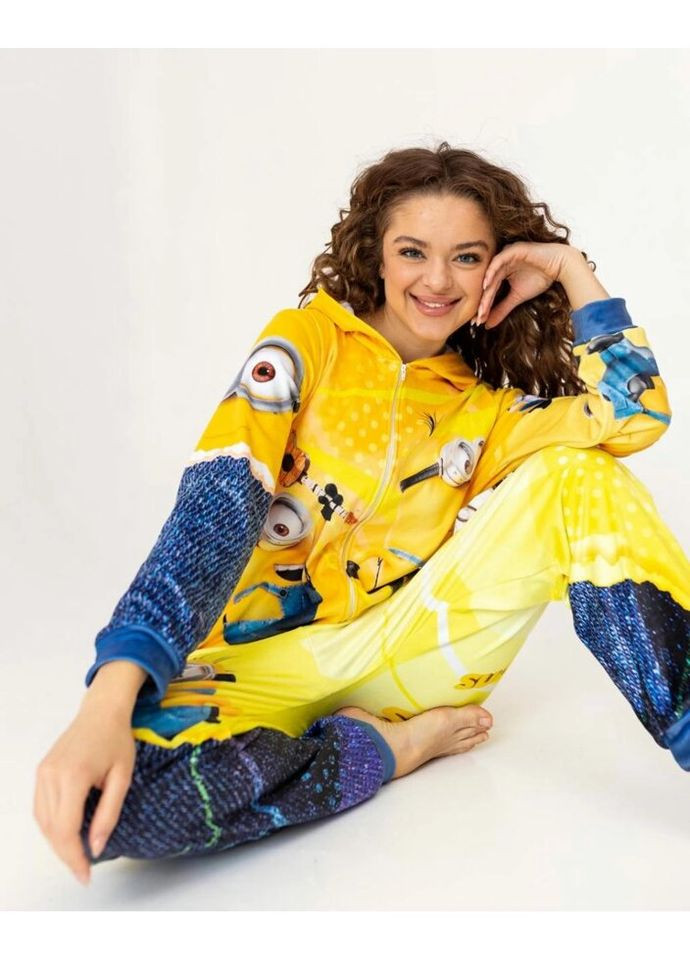 Кигуруми подростковое 3D Миньоны 3053, 2, 164 15287 164, см FlexDress (324623325)