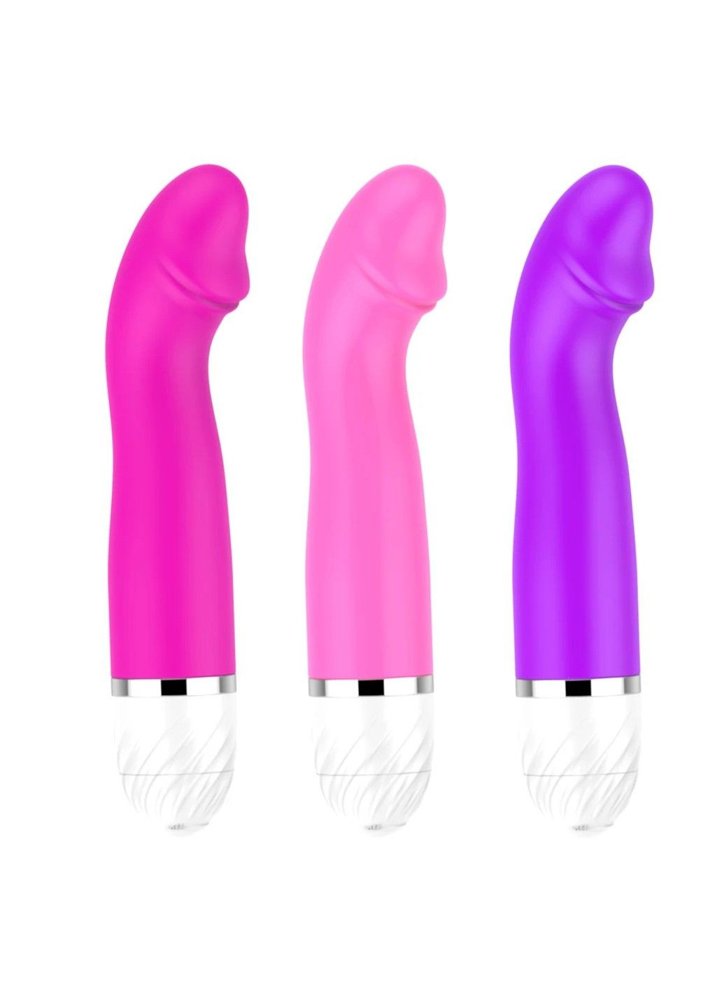 Вибратор для стимуляции точки G (фиолетовый, питание 2*ААА) We Love (301212478)