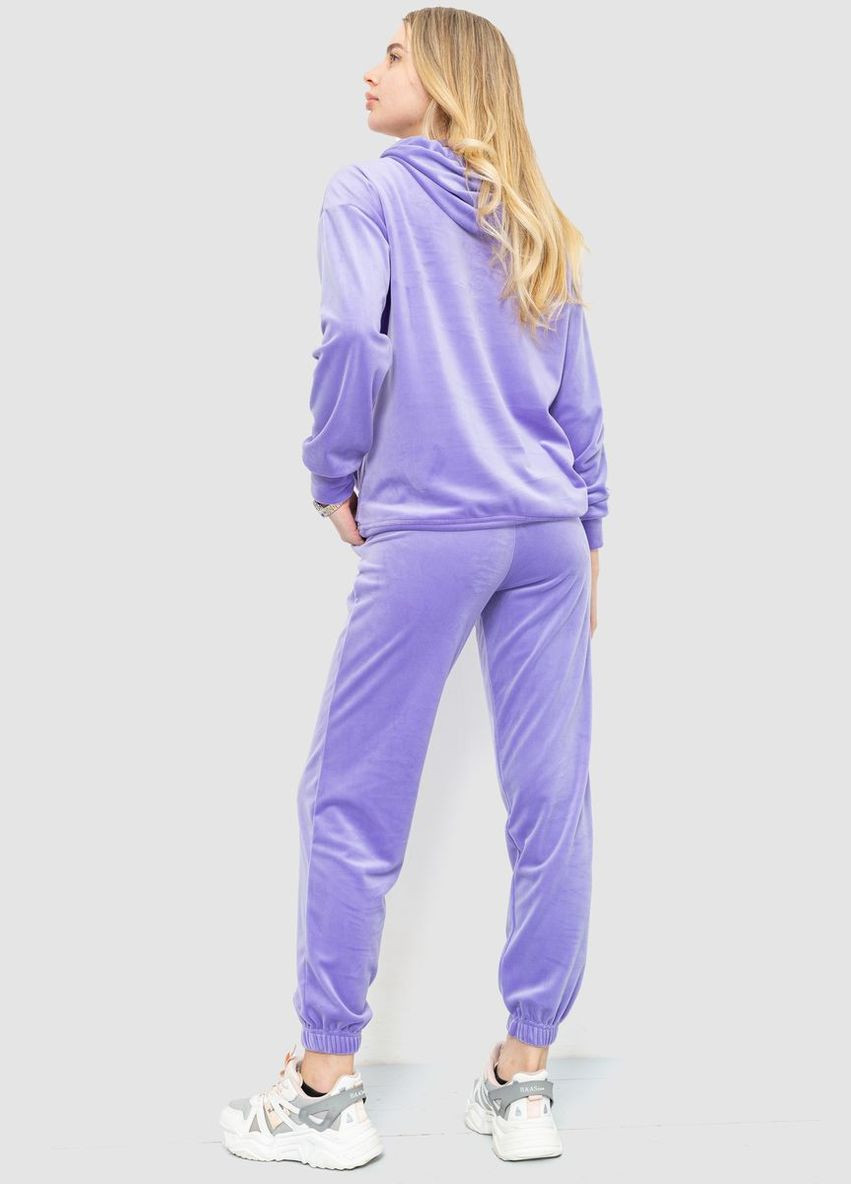 Спортивний костюм жіночий велюровий чорний розмір S (sku_177R022) Ager (316319345)