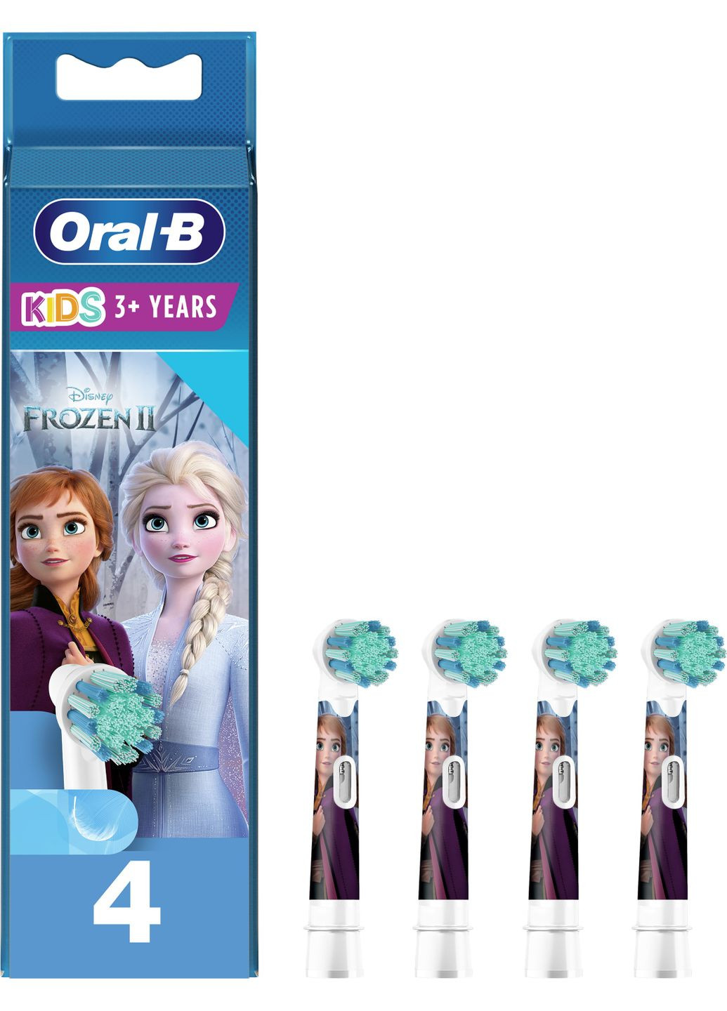 Сменные насадки OralB Kids Frozen 4 шт Oral-B (280265722)