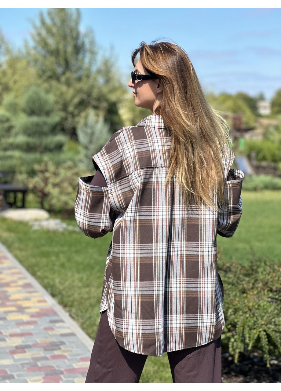 Кофейная рубашка Maybel