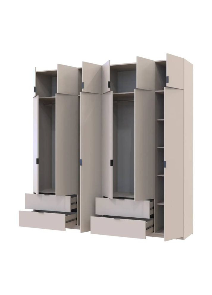 Комплект шкафов для одежды Лукас (2 шт.) 240х50х240 см Кашемир (DRS-011713) Doros (364968908)
