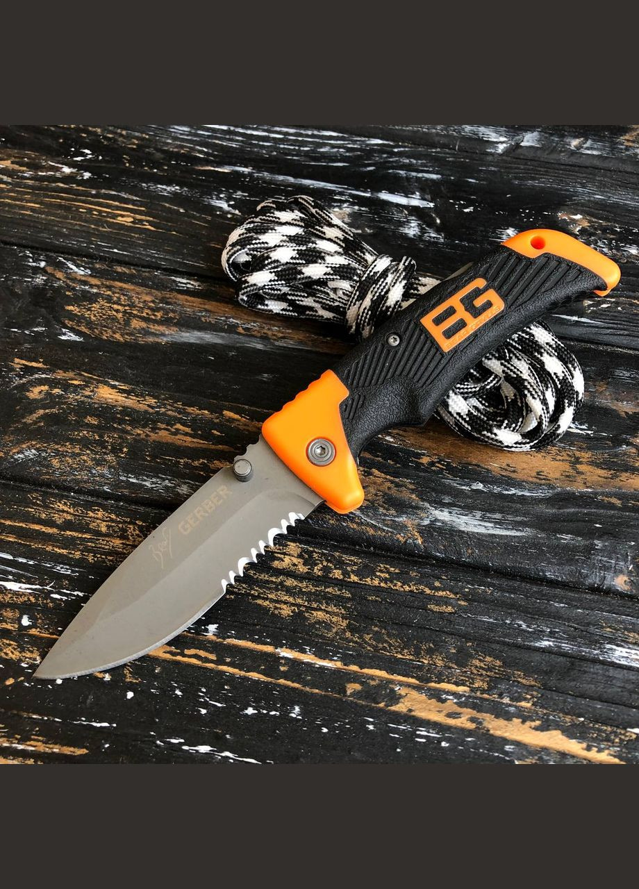 Туристичний складний ніж з серейтором Україна (324103462)