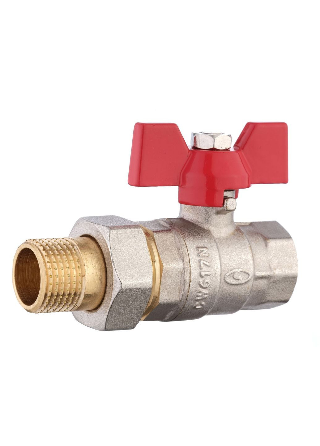 Кран шаровой прямой с американкой 1 1/4″ Усиленный 1042 Solomon (299996836)