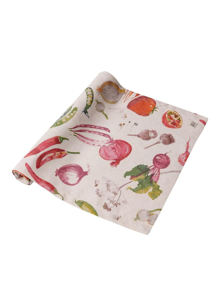 Ранер столовий Овочі 40х140 см текстильна доріжка для сервірування столу декор для дому ProDobro (369378156)