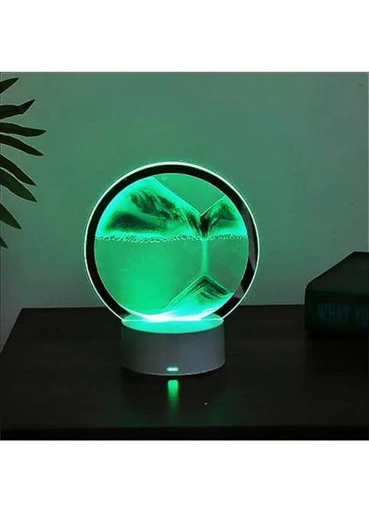 Ночник 3D зыбучие пески с Led подсветкой 7 режимов песок No Brand (401741593)