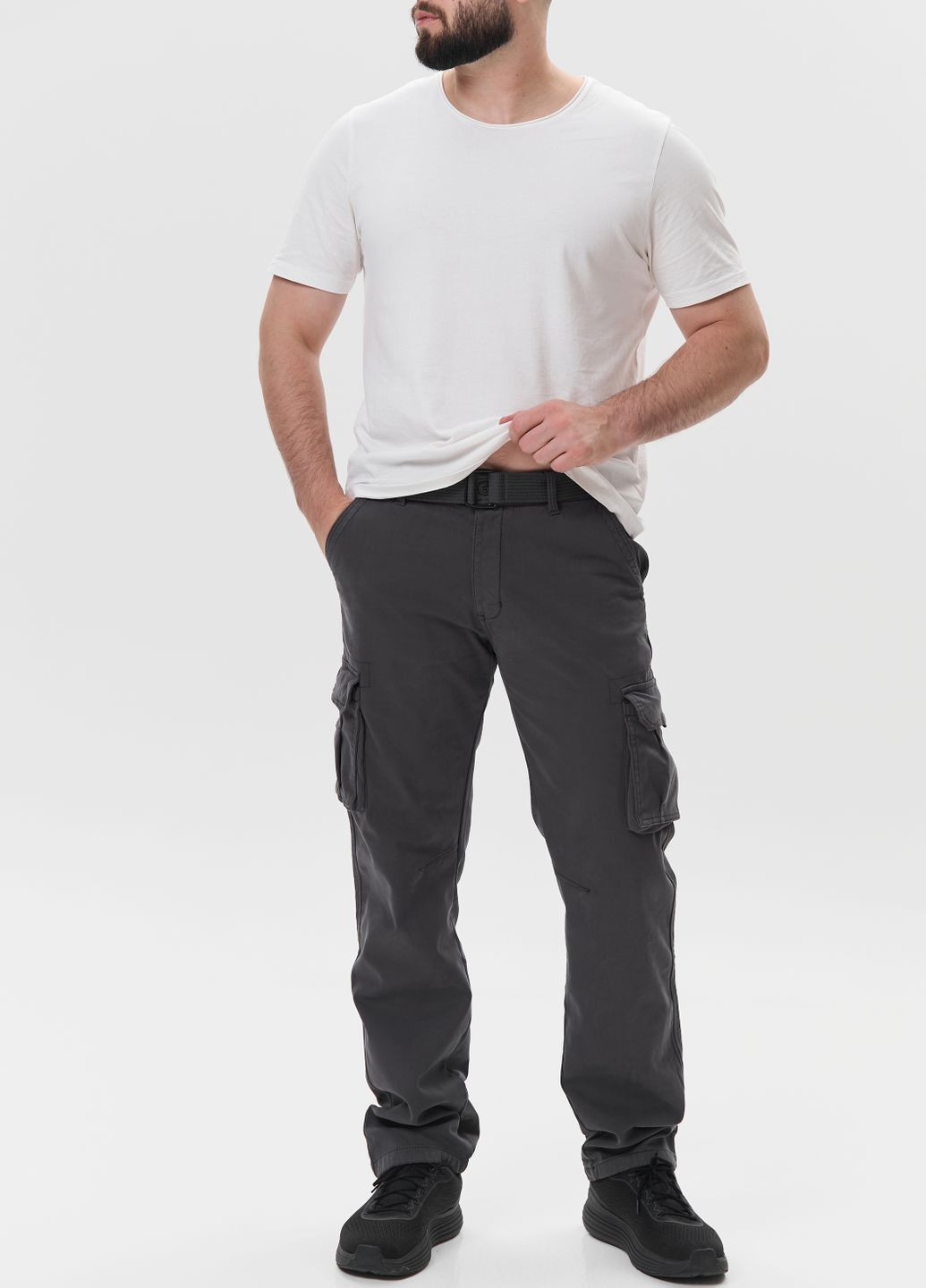 Серые повседневный зимние прямые брюки X hey