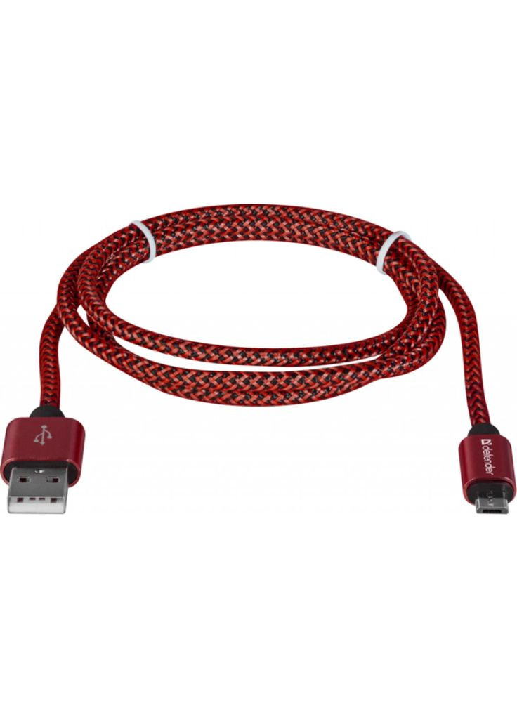 Дата кабеля (m436979) Defender USB 2.0 AM to Micro 5P 1.0m USB08-03T red (367071521)