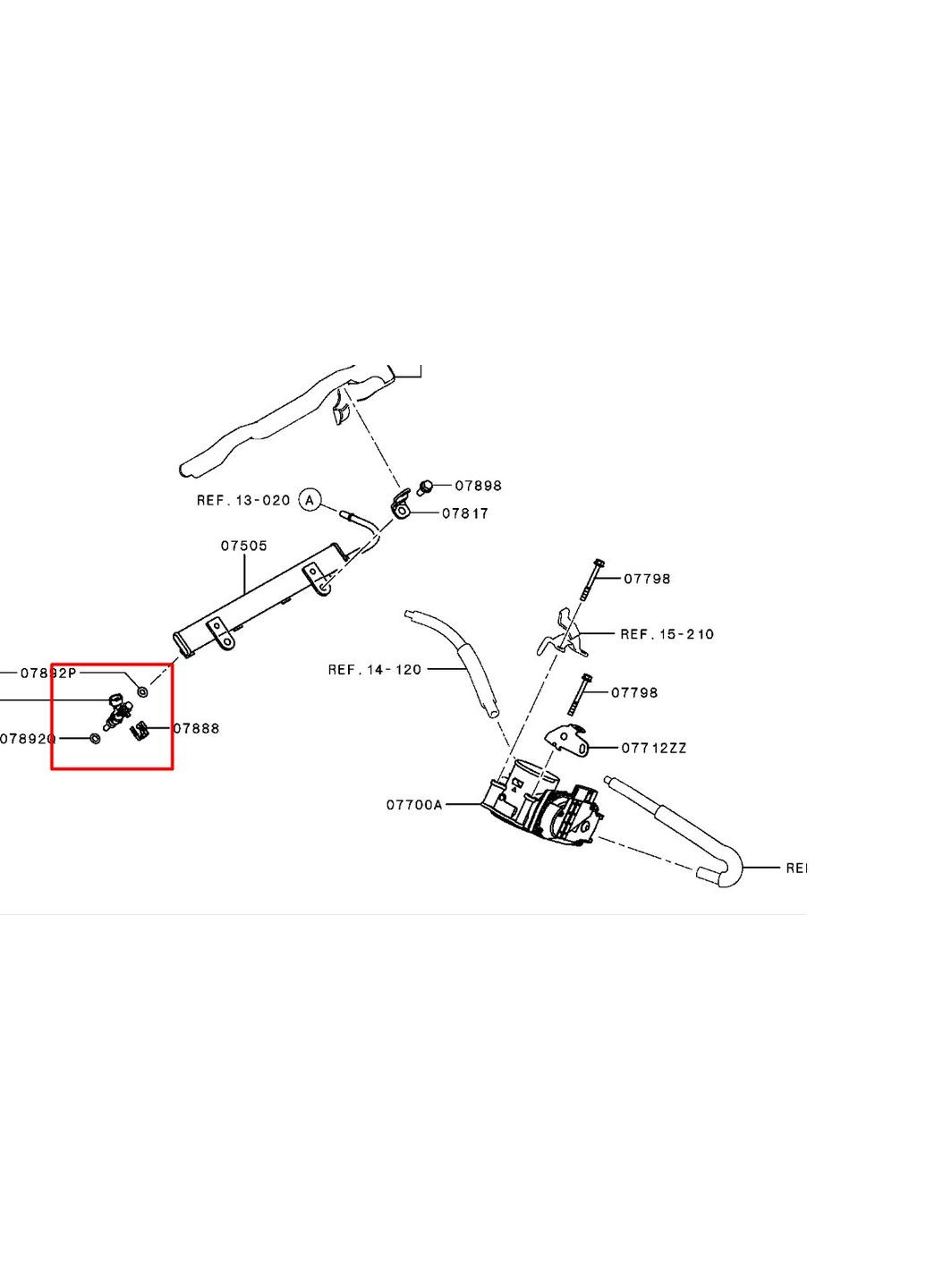 Кільце форсунки інжектора посадочне 1465A094 Аутлендер I, II, III Mitsubishi (345735766)