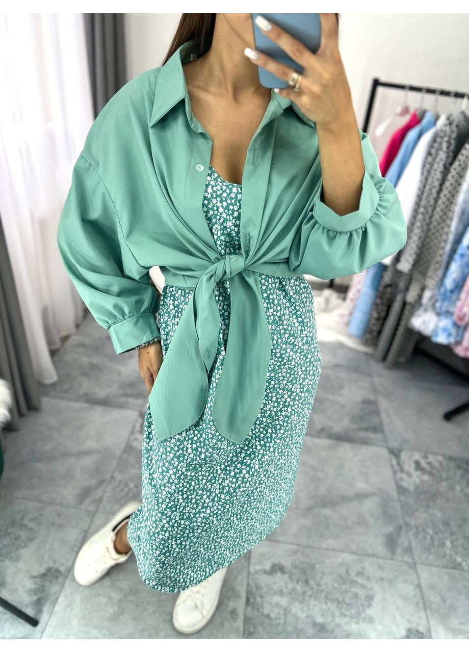 Комплект платье+рубашка, софт Україна (349360100)