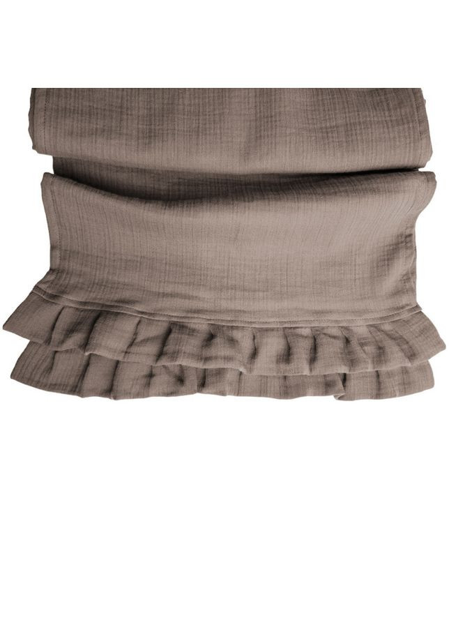 Ранер Muslin Coffee 40х180 см з рюшами (94331820) SoundSleep (313288203)