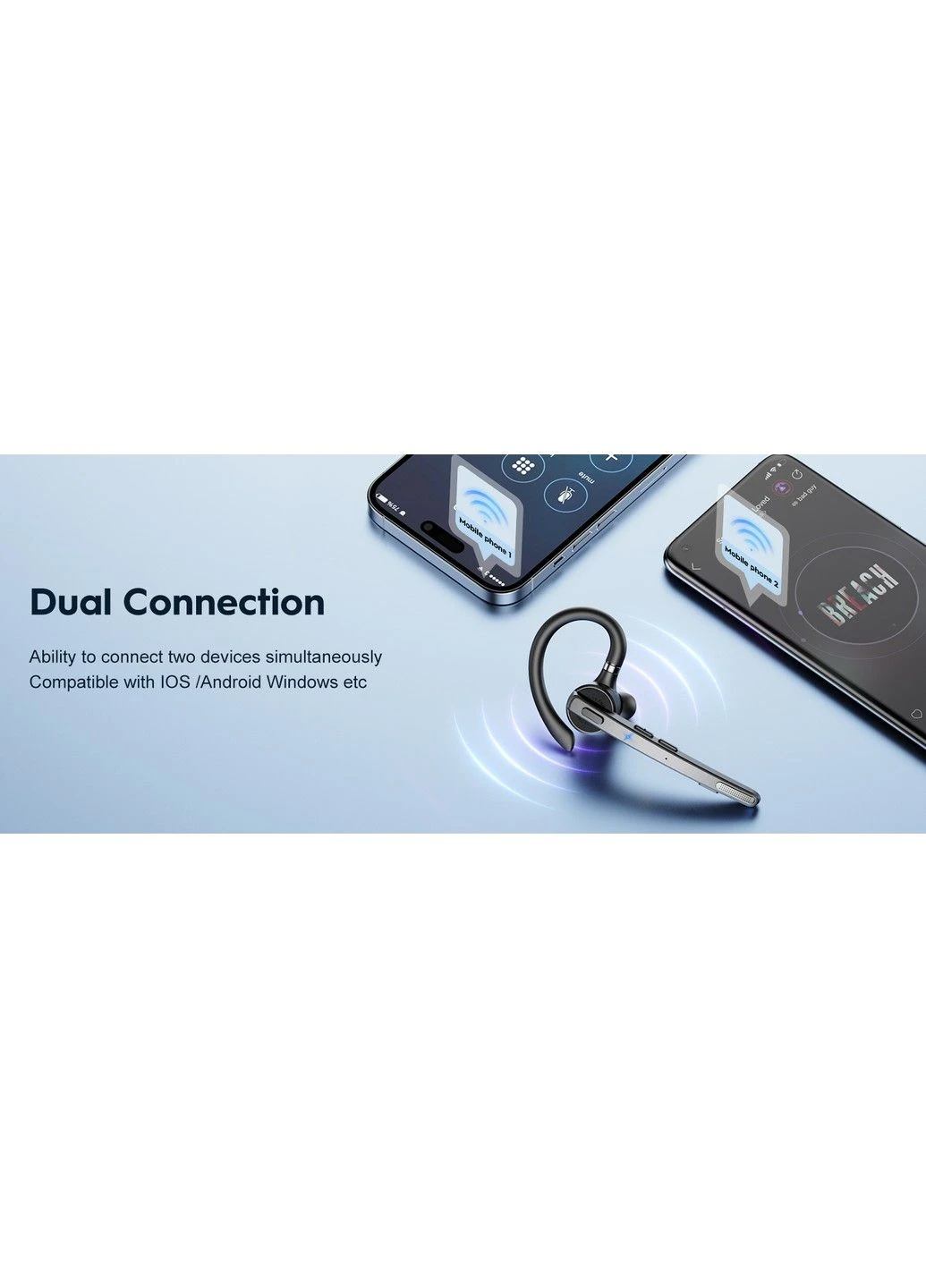 Беспроводная bluetooth гарнитура G9 с функцией двойного шумоподавления и зарядным кейсом TWS (316509824)