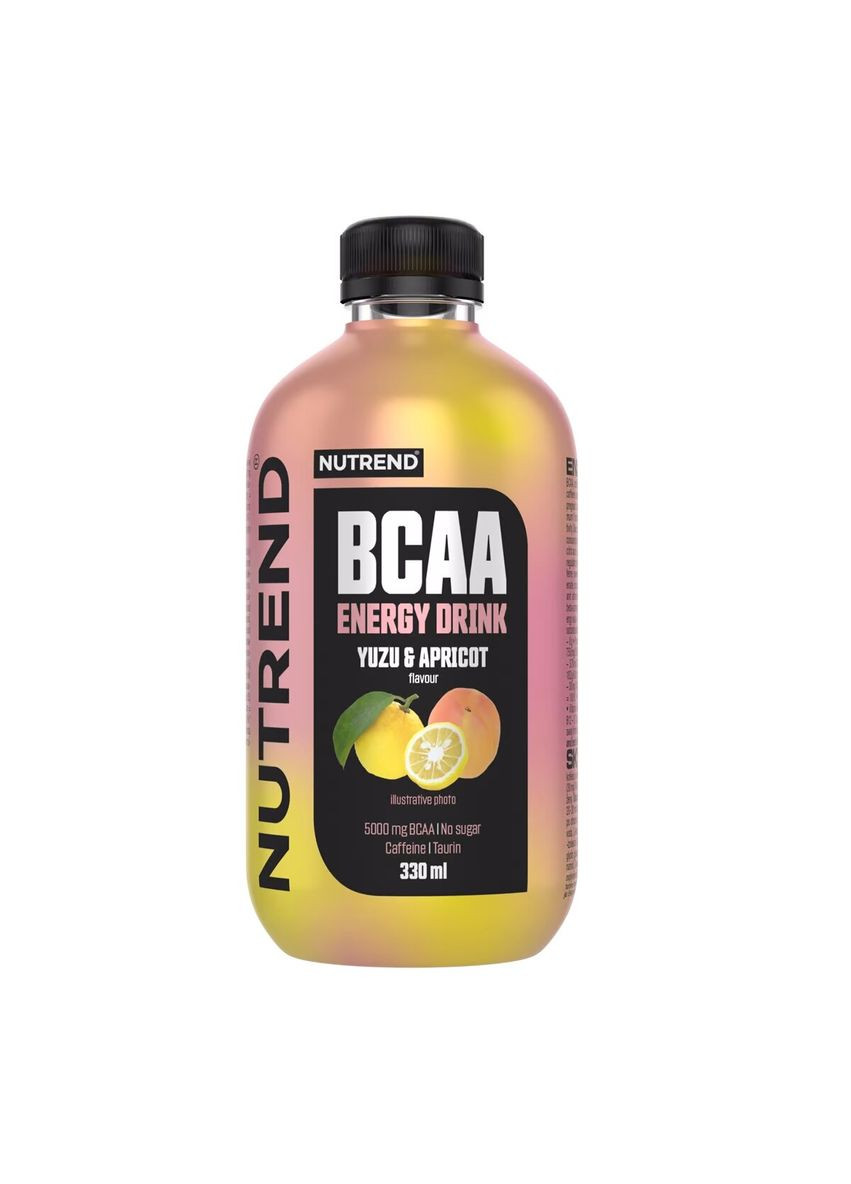 Напій з БЦАА BCAA Energy Drink, 330 мл - Юзу-абрикос Nutrend (324419868)