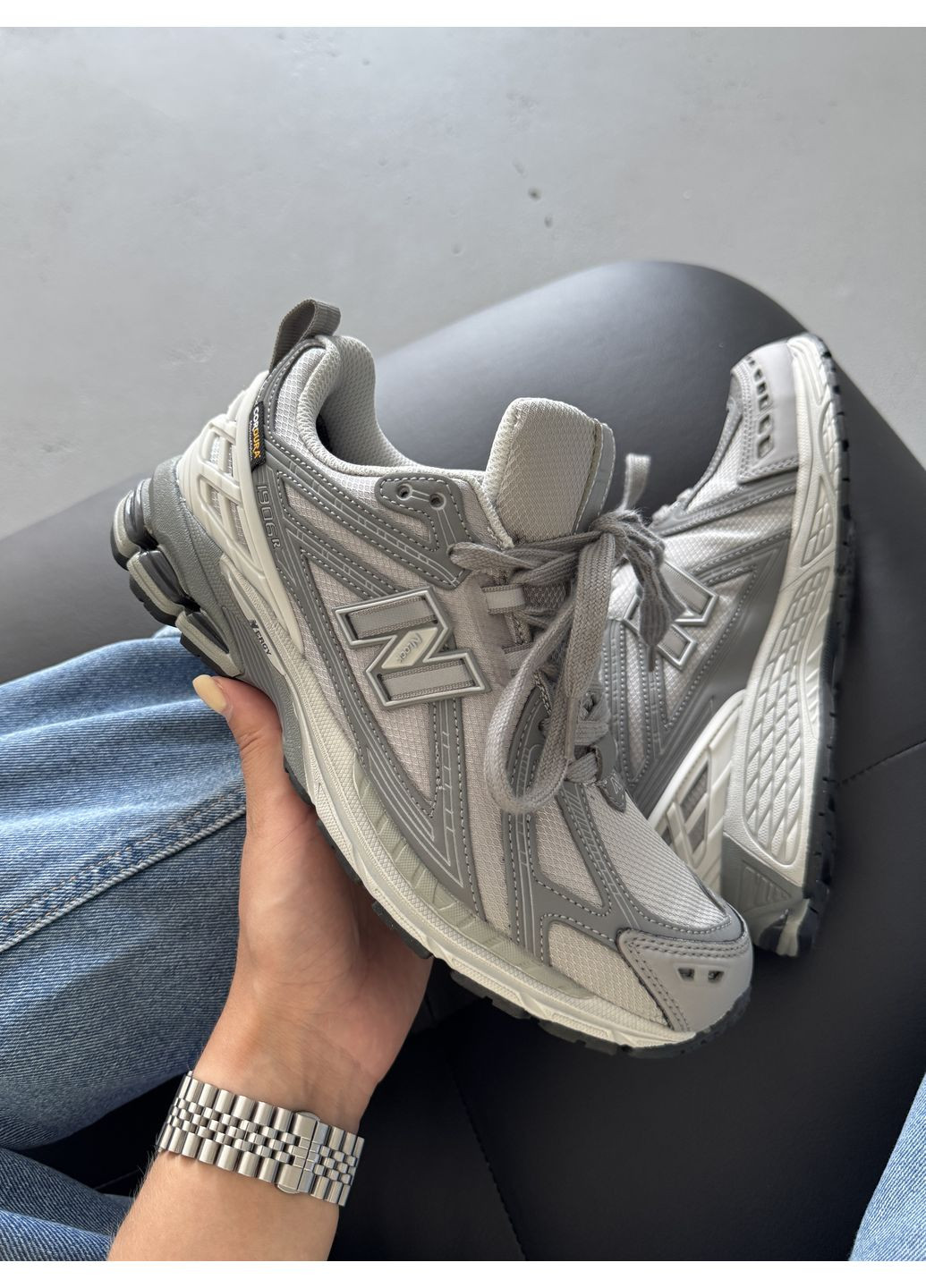 Серые демисезонные кроссовки мужские New Balance 1906R Grey Cordura | Нью Беланс 1906R