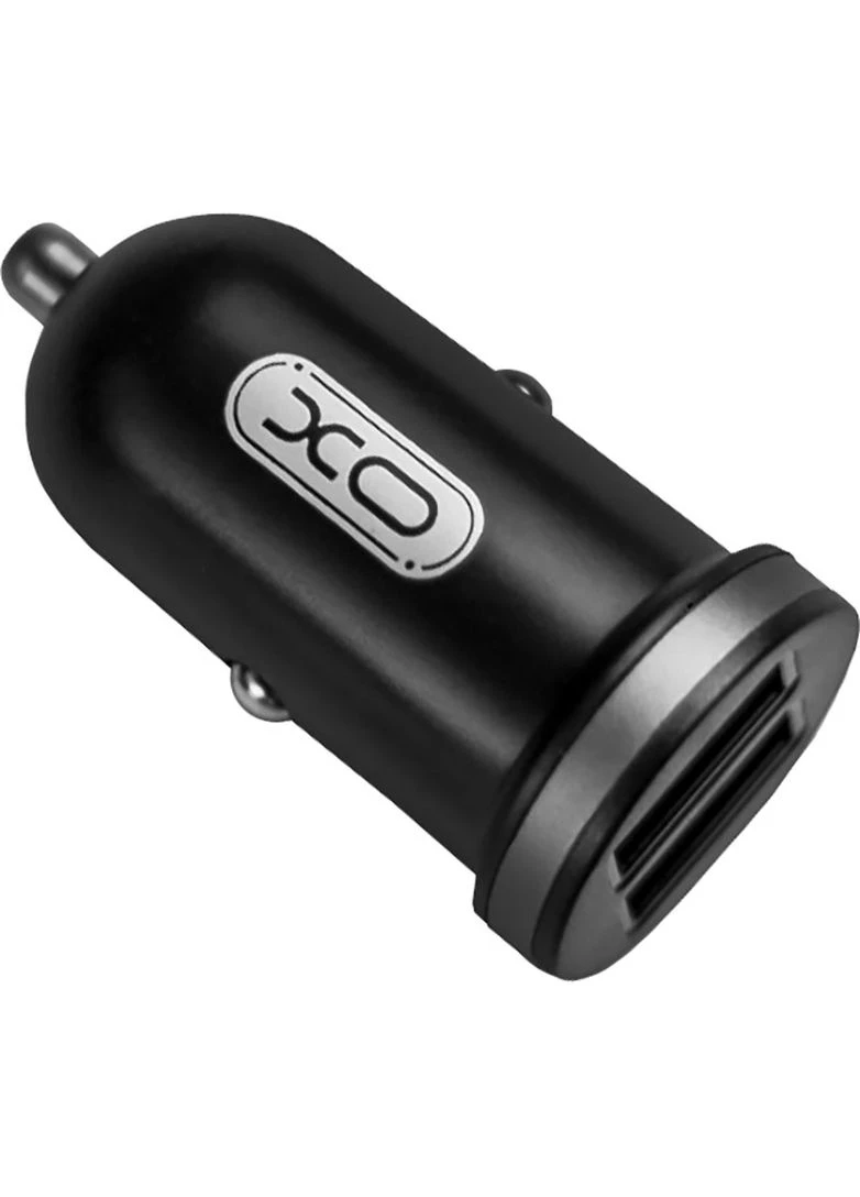 Автомобильное зарядное устройство TZ08 2.1A/2 USB MicroUSB Cable Black XO (301469956)
