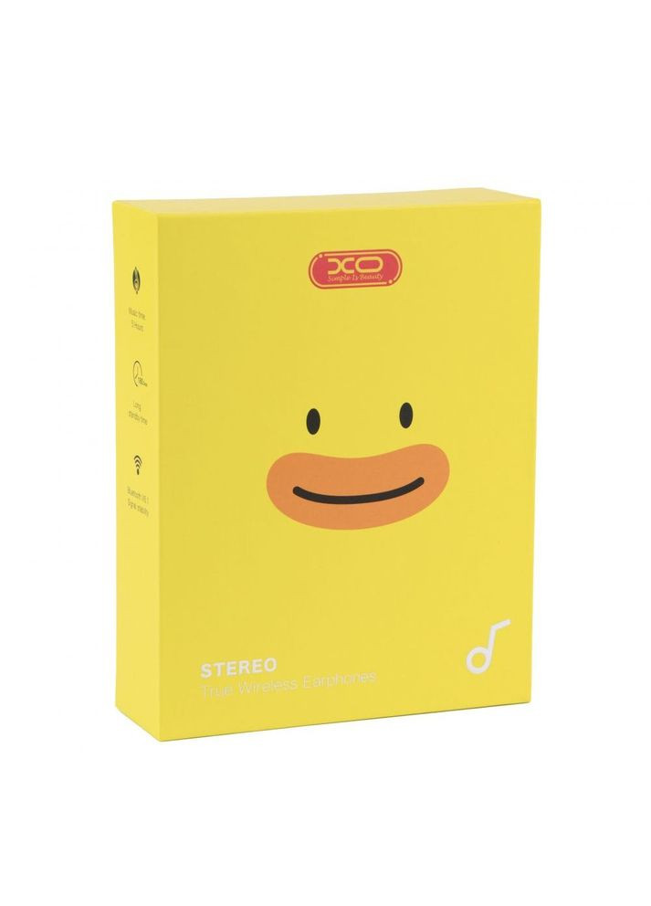 Беспроводные Bluetooth наушники G6 в кейсе стерео гарнитура с сенсорным управлением Желтые XO (360531920)
