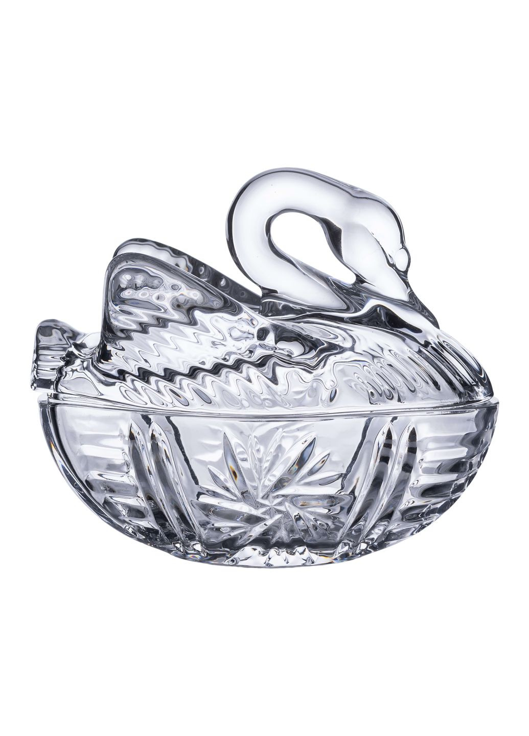 Сахарница Yiwu стеклянная фигурная 14*9*11 см прозрачная HP-YH-40 No Brand (360977677)