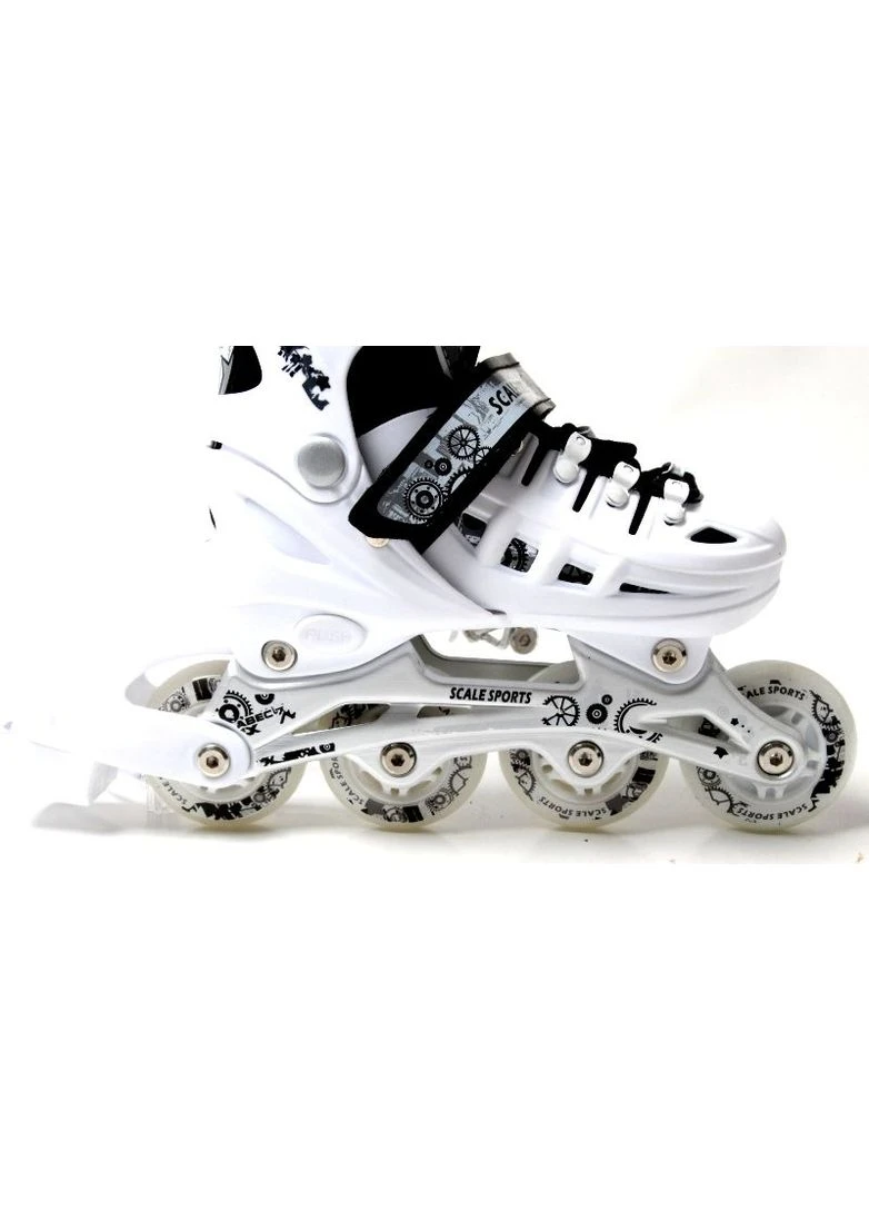 Ролики. White (розмір 38-41) 1932601125-L Scale Sports (340910081)