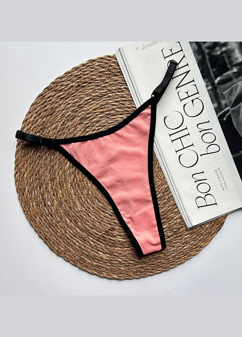 Комплект из 3, хлопковые трусики стринги с регулятором. Exclusive (314889218)