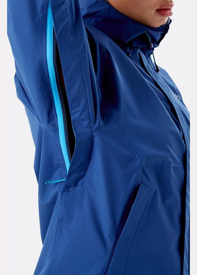 Сіра демісезонна куртка downpour eco jacket women's Rab