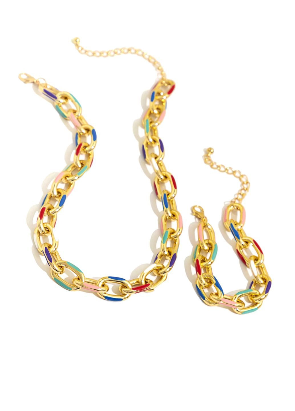 Набір комплект біжутерії кольє та браслет No Brand (307363782)