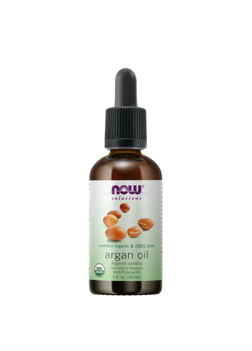 Argan Oil, Organic - 59ml (2fl.oz) органічна арганова олія для всіх типів шкіри Now Foods (280933565)