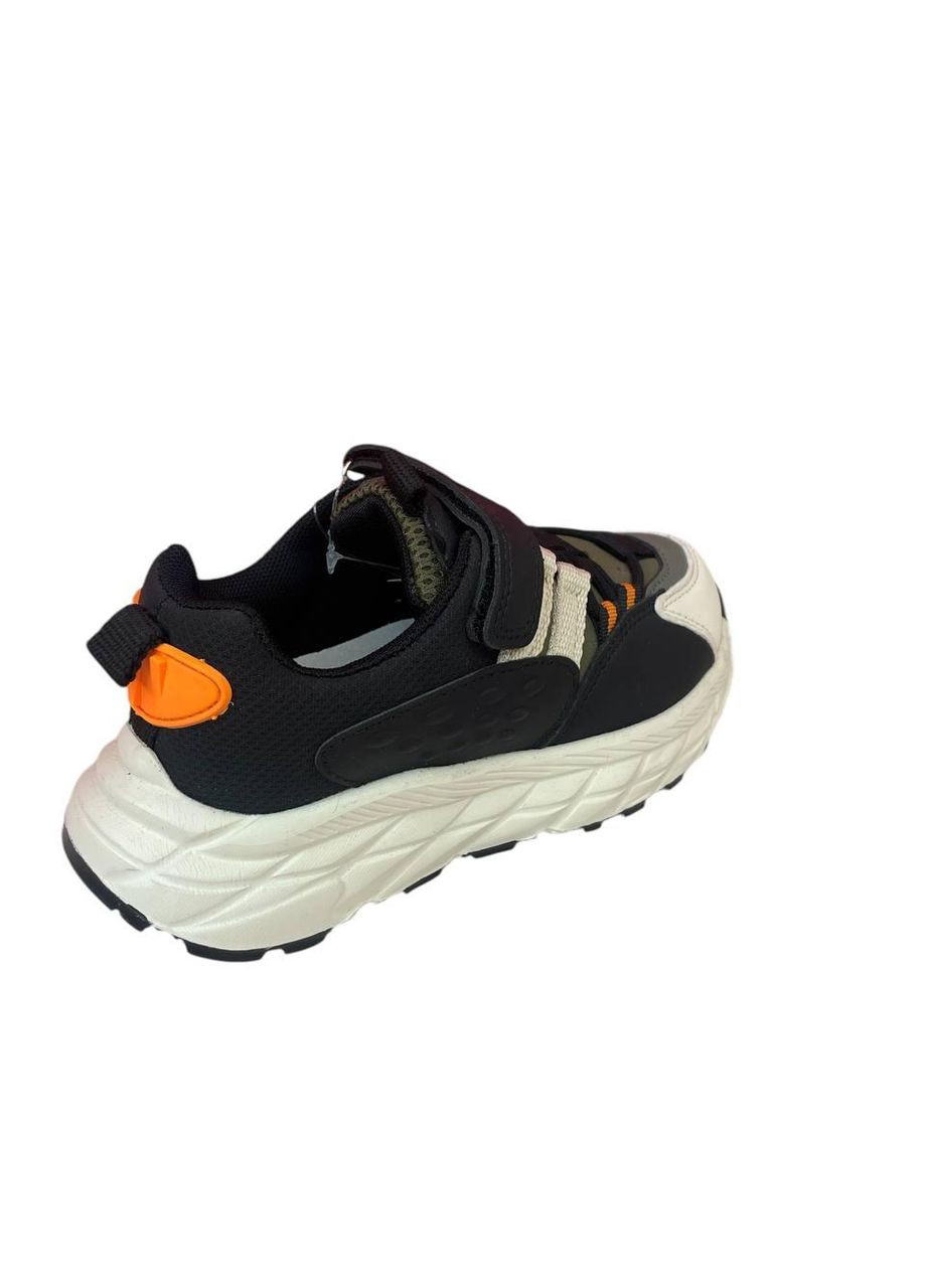 Черные демисезонные детские кроссовки на мальчика. Jong Golf