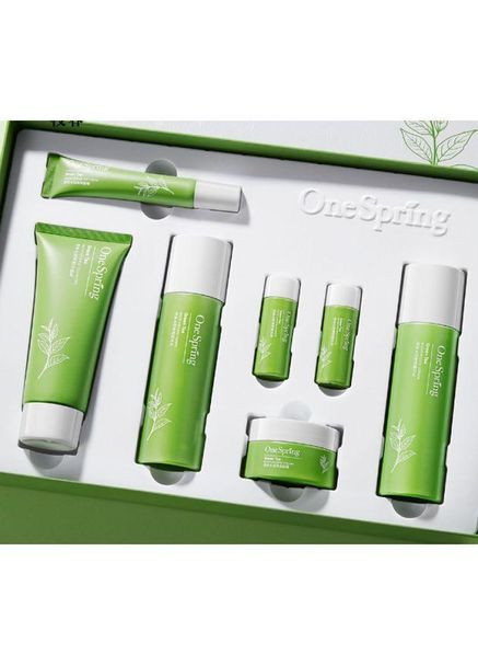 Подарунковий набір OneSpring з екстрактом зеленого чаю 7в1 Plus-plus (352751920)