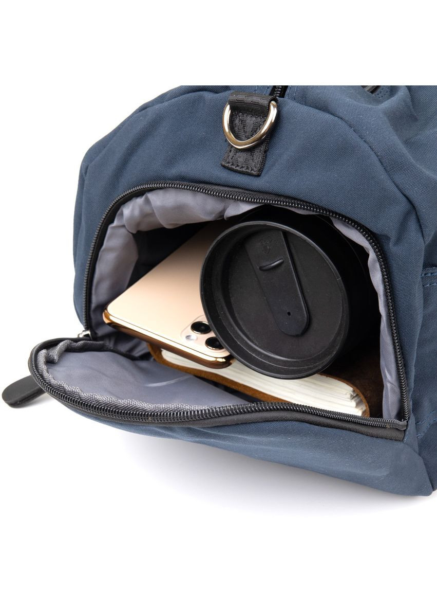 Спортивная сумка текстильная 20644 Синяя Vintage (298567408)