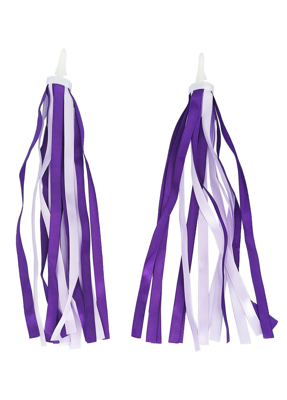 Ленты в руль детского велосипеда / самоката атласные фиолетовые (G00010533) No Brand (362574383)