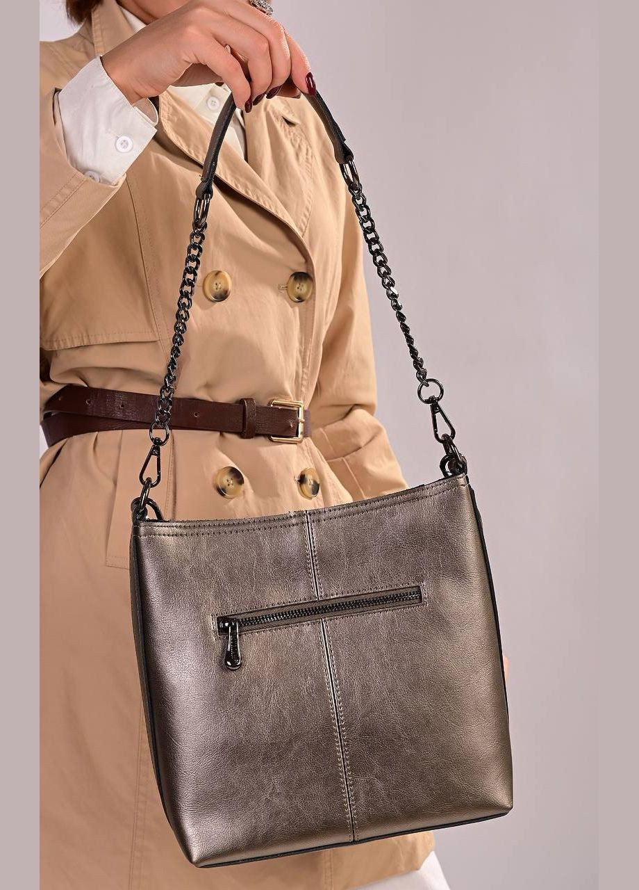 Сумка женская серебристого цвета No Brand Сумка крос-боді (347594789)