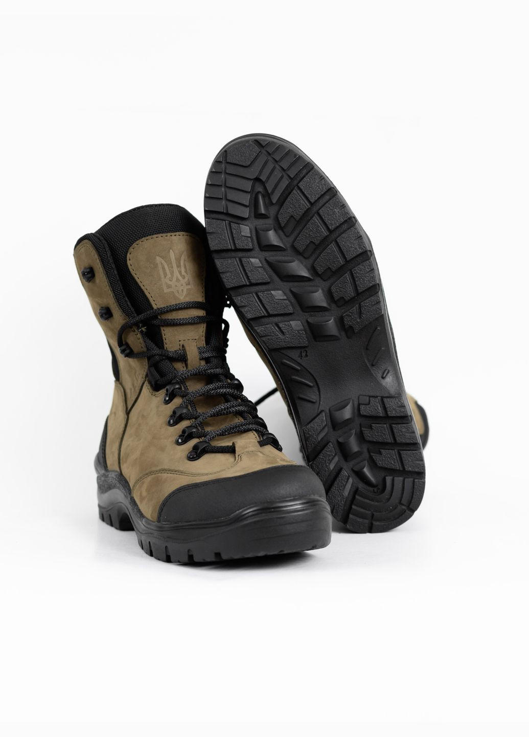 Кожаные Зимние Женские Берцы Тактические. 36-40р Олива. Усиленный носок и пятка! 45ZF-2107 No Brand (301138641)