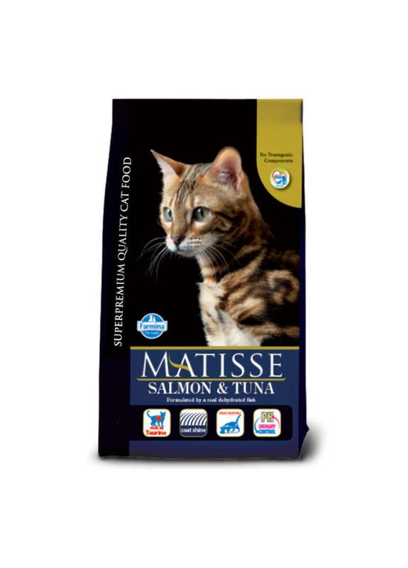 Matisse Cat Salmon & Tuna – Сухий корм з лососем та тунцем для дорослих кішок 1,5 кг (8010276032096) Farmina (327054516)