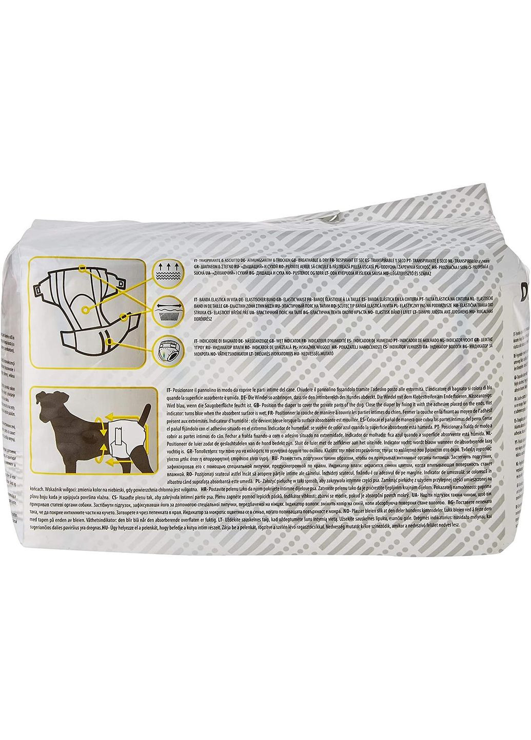 Подгузники для собак 3039 см Dog nappy S 14 шт/уп (8023222053809) Croci (307310936)