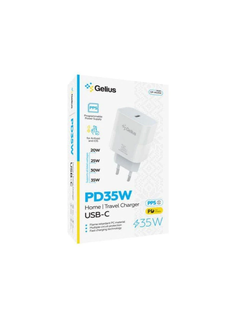 Зарядний пристрій PD35W PPS Type-C GP-HC054 White Gelius (270000221)