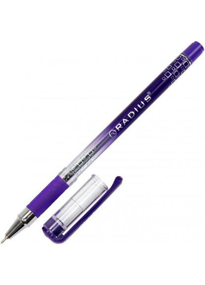 Ручка шариковая I-pen 0,7мм фиолетовая полупрозрачный корпус (12) (144) (1728) 0184 Radius (322498922)