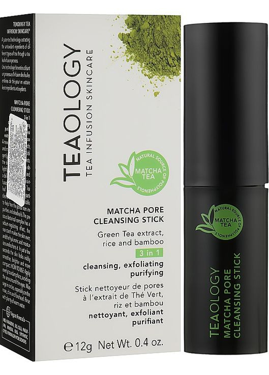 Очищувальний стік для обличчя Matcha Tea Pore Cleansing Stick 12g (914834-131165) Teaology (368612297)